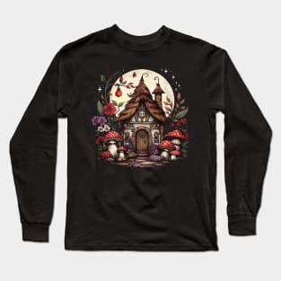 Aesthetic Goblincore and dark Cottagecore Mushroom Long Sleeve T-Shirt
